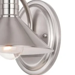 Coupon Patriot Lighting® Akron Matte White 1 Light Vanity Light