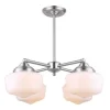 Coupon Patriot Lighting® Castlefield Brushed Nickel 4 Light Chandelier