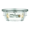 Coupon Patriot Lighting® Haley Brushed Nickel 2-Light Flush Mount Ceiling Light