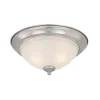 Coupon Patriot Lighting® Jenson Satin Nickel 2-Light Flush Mount Ceiling Light – 2 Pack