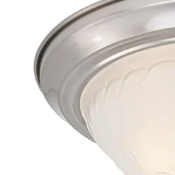 Coupon Patriot Lighting® Jenson Satin Nickel 2-Light Flush Mount Ceiling Light – 2 Pack