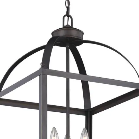Coupon Patriot Lighting® Juliet Architectural Bronze 6 Light Pendant