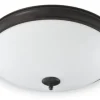 Coupon Patriot Lighting® Legend Bronze Integrated Led Flush Mount Ceiling Light