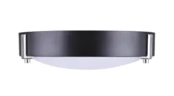 Coupon Patriot Lighting® Maeve Matte Black/Brushed Nickel Integrated Led Flush Mount Ceiling Light