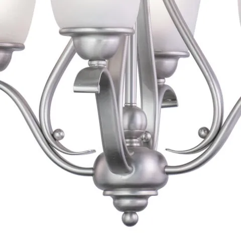 Coupon Patriot Lighting® Monrovia Brushed Nickel 4 Light Chandelier