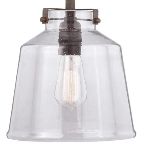 Coupon Patriot Lighting® Milone Rustic Bronze Pendant