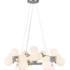 Coupon Patriot Lighting® Nayah 20-Light Brushed Nickel Chandelier