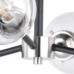 Coupon Patriot Lighting® Orbit Satin Nickel 4 Light Semi-Flush Mount Ceiling Light