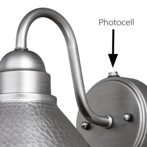 Coupon Patriot Lighting® Outland Brushed Pewter Outdoor Wall Light