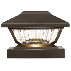 Coupon Patriot Lighting® Solar Led Lucy Bronze Post Cap Landscape Light 2-Pack