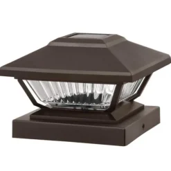Coupon Patriot Lighting® Solar Led Lucy Bronze Post Cap Landscape Light 2-Pack