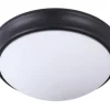 Coupon Patriot Lighting® Tuiren Black Flush Mount Ceiling Light 2-Pack