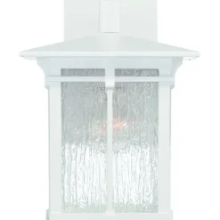 Coupon Patriot Lighting® Wren White Outdoor Wall Light