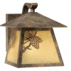 Coupon Patriot Lighting® Whitebark Olde World Patina Outdoor Wall Light