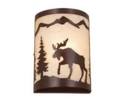 Coupon Patriot Lighting® Yellowstone 1-Light Burnished Bronze Indoor Wall Light