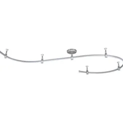 Deals Patriot Lighting® 9′ Nickel Flexible Track Kit