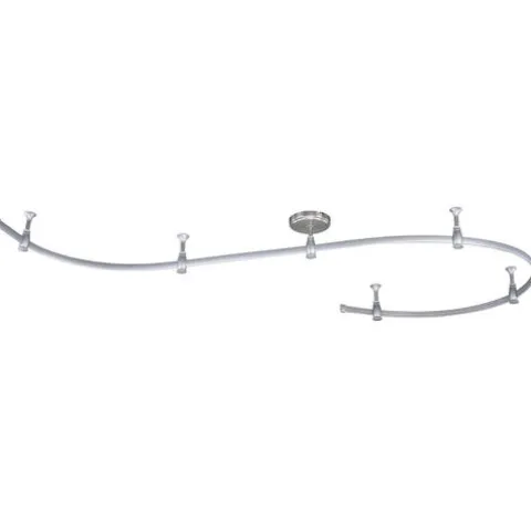 Deals Patriot Lighting® 9′ Nickel Flexible Track Kit