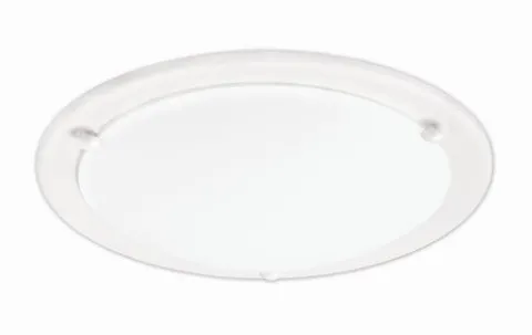 Deals Patriot Lighting® Allison 13-1/2″ Textured White Fluorescent Ceiling Light