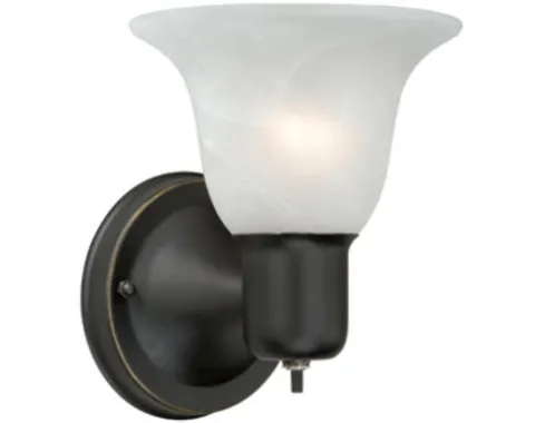 Deals Patriot Lighting® Burley 1-Light Oil Rubbed Bronze Indoor Wall Light