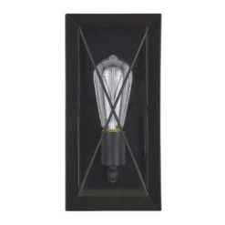 Deals Patriot Lighting® Carah Matte Black 1-Light Vanity Light