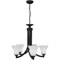 Deals Patriot Lighting® Dee Rubbed Antique Bronze 5-Light Chandelier