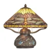 Deals Patriot Lighting® Dragonfly Antique Bronze Tiffany Style Table Lamp