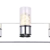 Deals Patriot Lighting® Elegant Home Lilika Chrome 3-Light Integrated Led Vanity Light