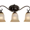 Deals Patriot Lighting® Mavis Oil-Brushed Bronze With Gold Accent 3-Light Vanity Light