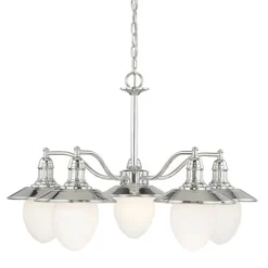 Deals Patriot Lighting® Marina Bay 5-Light Polished Nickel Chandelier