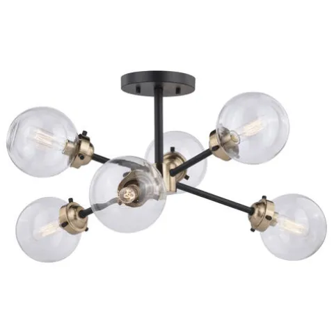 Deals Patriot Lighting® Orbit Oil Rubbed Bronze Semi-Flush Mount Ceiling Light