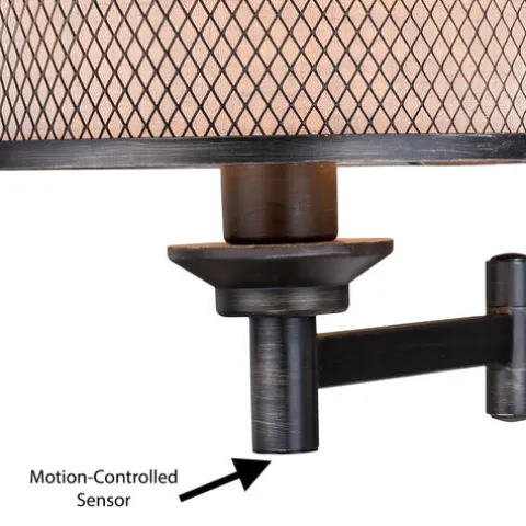 Deals Patriot Lighting® Polk Warm Pewter 1 Light Wall Light