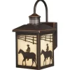 Deals Patriot Lighting® Ranch Burnished Bronze Motion Sensor Outdoor Wall Light