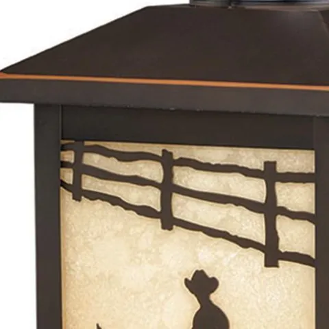 Deals Patriot Lighting® Ranch Burnished Bronze Motion Sensor Outdoor Wall Light