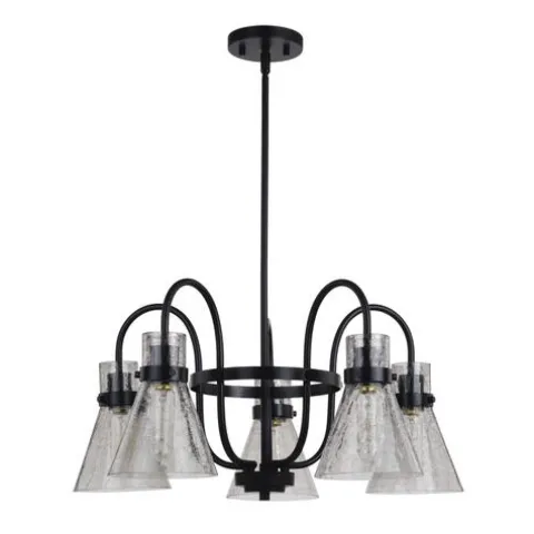 Deals Patriot Lighting® Renley Black 5-Light Chandelier