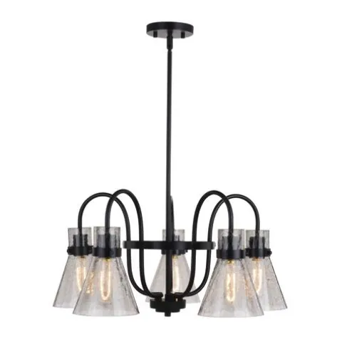 Deals Patriot Lighting® Renley Black 5-Light Chandelier