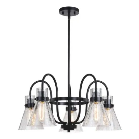 Deals Patriot Lighting® Renley Black 5-Light Chandelier