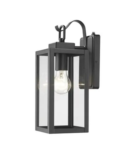 Deals Patriot Lighting® Reanne Matte Black Dust To Dawn Outdoor Wall Light