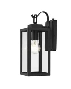 Deals Patriot Lighting® Reanne Matte Black Dust To Dawn Outdoor Wall Light