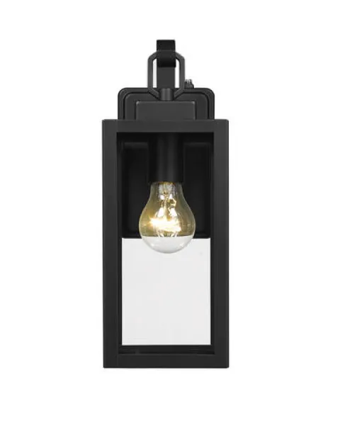 Deals Patriot Lighting® Reanne Matte Black Dust To Dawn Outdoor Wall Light