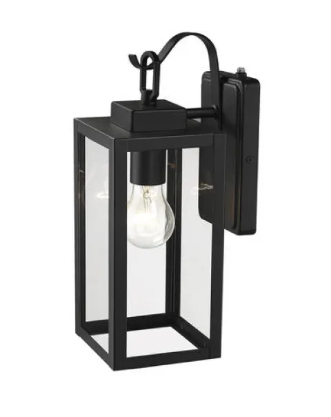 Deals Patriot Lighting® Reanne Matte Black Dust To Dawn Outdoor Wall Light