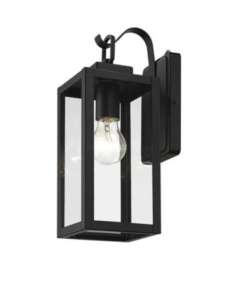 Deals Patriot Lighting® Reanne Matte Black Dust To Dawn Outdoor Wall Light
