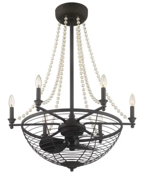 Deals Patriot Lighting™ Roux 30″ Bronze Fandelier