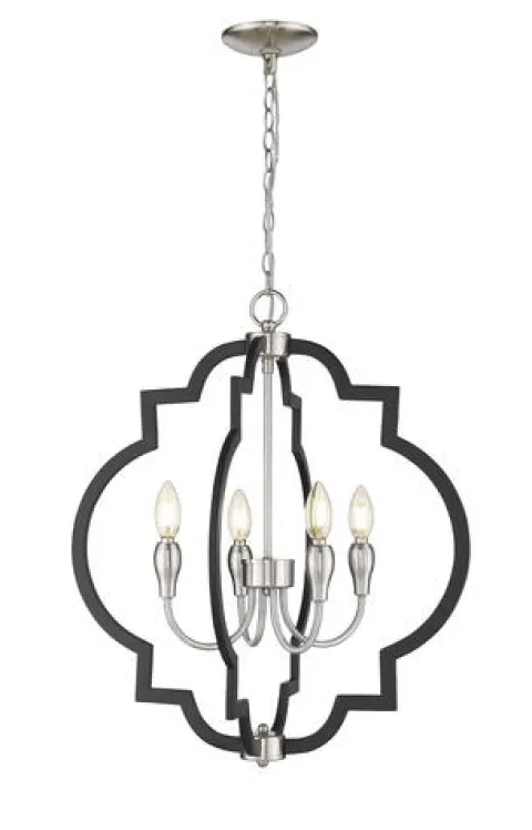 Deals Patriot Lighting® Tamara Black 4-Light Pendant