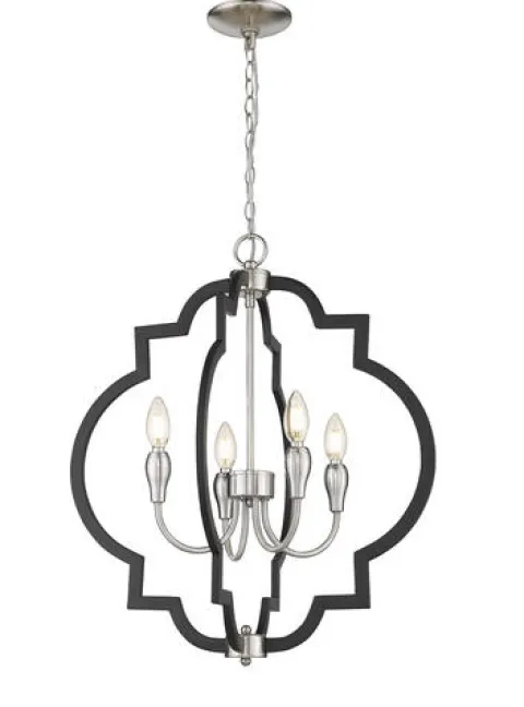 Deals Patriot Lighting® Tamara Black 4-Light Pendant