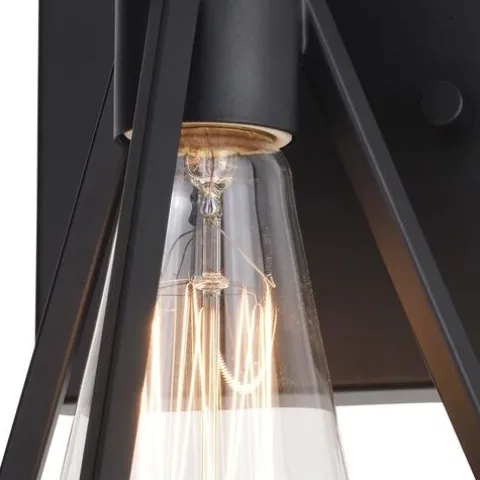 Deals Patriot Lighting® Tribeck Matte Black 1-Light Vanity Light