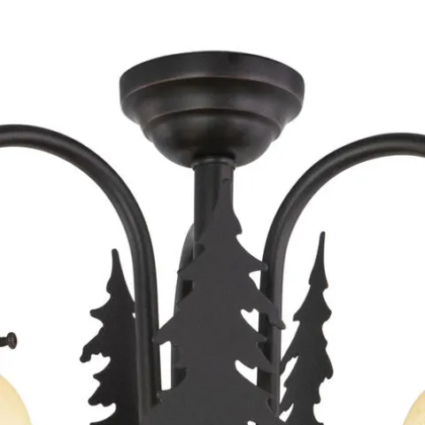 Deals Patriot Lighting® Yosemite Burnished Bronze 2 Light Semi-Flush Mount Ceiling Light