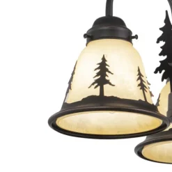 Deals Patriot Lighting® Yosemite Burnished Bronze 2 Light Semi-Flush Mount Ceiling Light