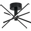 Discount Patriot Lighting® Norm Black Integrated Led Semi-Flush Mount Ceiling Light
