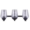 Discount Patriot Lighting® Kari Matte Black 3-Light Vanity Light