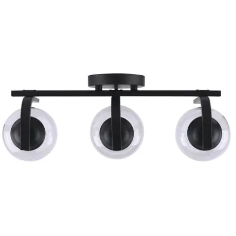 Discount Patriot Lighting® Kari Matte Black 3-Light Vanity Light